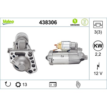 Štartér VALEO 438306