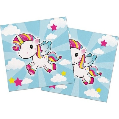 Folat Party Baby Jednorožec Ubrousky papírové 33x33cm 20ks