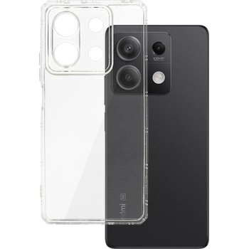 Xiaomi Силиконов кейс Armor Anti Shock за Xiaomi Redmi Note 13 5G, Защита около камерите, Прозрачен (3687)