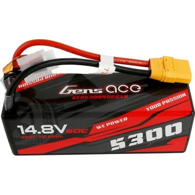 Gens Ace Akumulator 60C 4S1P XT90 Bashing 14.8 V 5300 mAh