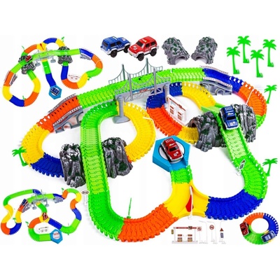 Alltoys Variabilní dráha 240 dílů s tunely a točnou