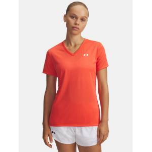Under Armour Дамска тениска Under Armour Tech SSV- Solid-RED Under Armour | Cherven | ЖЕНИ | XS