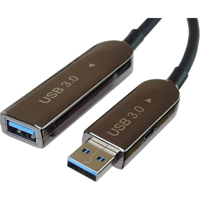 Premiumcord ku3fiber15 USB3.0 + 2.0 prodlužovací optický AOC A/Male - A/Female, 15m
