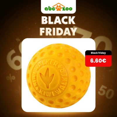 KIWI WALKER Ball Maxi Loptička pre psov oranžová 7 cm