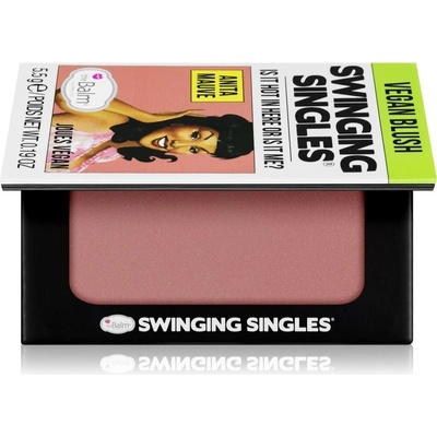 theBalm Swinging Singles Blush kompaktná lícenka Anita Mauve 5,5 g