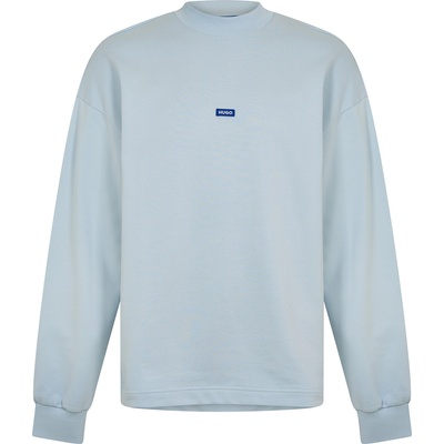 HUGO BOSS Блуза Hugo Men's Cotton Relaxed Fit Crew Sweatshirt - Open Blue