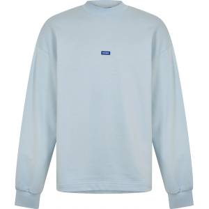 HUGO BOSS Блуза Hugo Men's Cotton Relaxed Fit Crew Sweatshirt - Open Blue