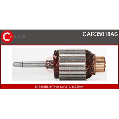 Rotor, štartér CASCO CAR35018AS