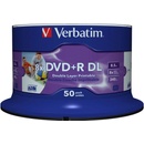 Médiá na napaľovanie Verbatim DVD+R 8,5GB 8x, 50ks