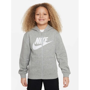 Nike Суитшърт k nsw club flc hd fz ls hbr (fd2990-063)