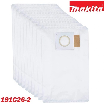 Makita Торбички за прахосмукачка, хартиени, Makita 191C26-2, 6 л, 10 бр. , за модели DVC660, DVC665 (191C26-2)
