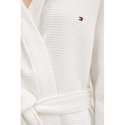 Tommy Hilfiger халат с качулка дамски от памук (UW0UW06322)