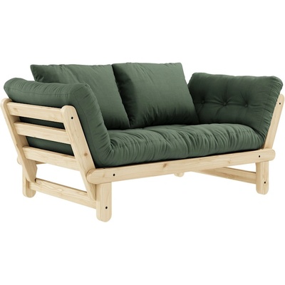 Karup design FRESH SOFA natural pine borovice 140*200 cm olive green