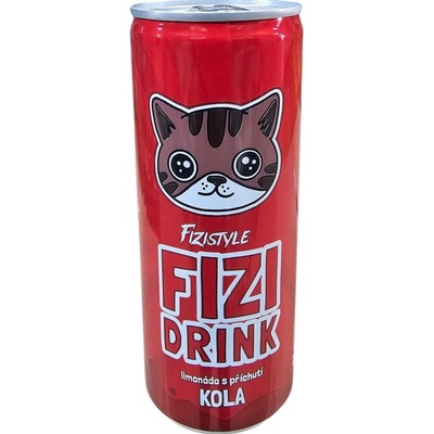 Fizistyle Fizi Drink Limonáda s příchutí cola 250 ml