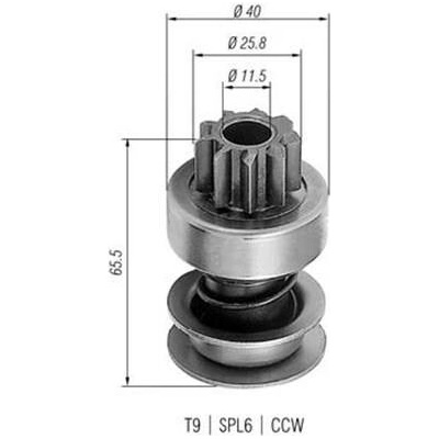 MAGNETI MARELLI Pastorek, startér 940113020236