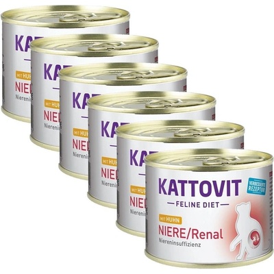 Kattovit Niere Renal obličky kura 6 x 185 g