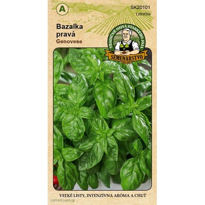 Tradičné osivá - Bazalka pravá Genovese 1g