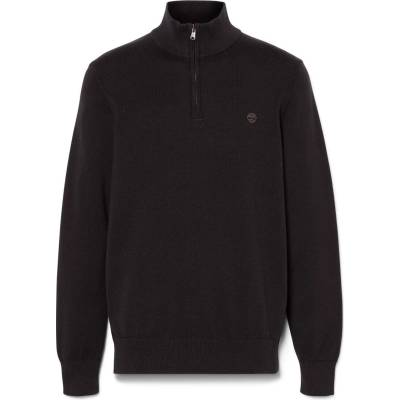 Timberland Мъжки пуловер Timberland Williams River Cotton YD 1/4 Zip Sweater Jumper - Black / Pavement - размер 3XL (017-4094-0116)