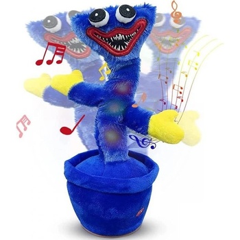 Huggy Wuggy plyšová hračka tančící a mluvící modrá