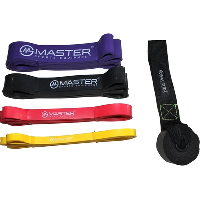 MASTER Ластици за тренировка MASTER Latex Power Bands, 2-55 кг