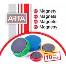 Arta Magnety průměr 30mm žluté 10ks