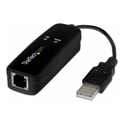 StarTech.com USB 2.0 Fax Modem, 56K External Hardware Dial Up V.92 Modem/Dongle/Adapter, Computer/Laptop Fax Modem, USB to Telephone Jack, USB Data Modem, Network Fax/CMR/POS - 56K V.92 Modem Dongle - – Zboží Mobilmania