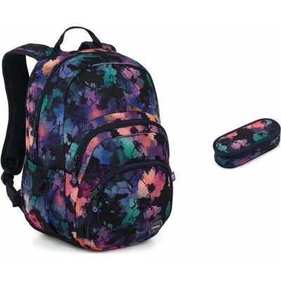 Topgal batoh SKYE Abstract Flora 26036 fialová