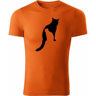 Tričko Catz pánske oranžová čierne