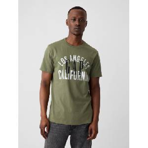 GAP Тениска с логото на GAP GAP | Zelen | МЪЖЕ | S