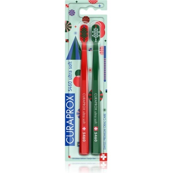 CURAPROX 5460 Ultra Soft Christmas Edition четки за зъби 2 бр