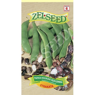 Zel-seed Osivo- Fazuľa kolíková strakatá Veľkozrnná 38g ZEL