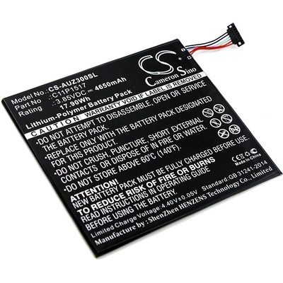 Cameron Sino Батерия за Asus Pad Zenpad Zenpad 10 Z0310m, (eq. Asus 0B200-01580200), 4650 mAh (CS-AUZ300SL)