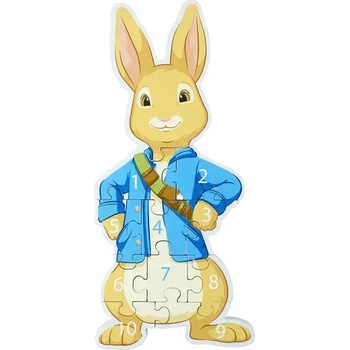 Orange Tree Toys Голям дървен пъзел Peter Rabbit, числа и броене (OTT05456)