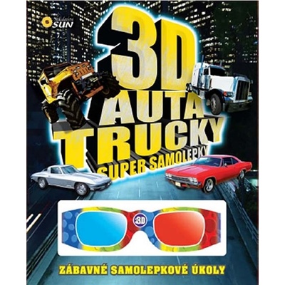 3D Auta Trucky super samolepky