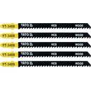 YATO Pílový list do priamočiarej píly 115 mm na drevo TPI8 5 ks