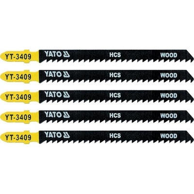 YATO Pílový list do priamočiarej píly 115 mm na drevo TPI8 5 ks