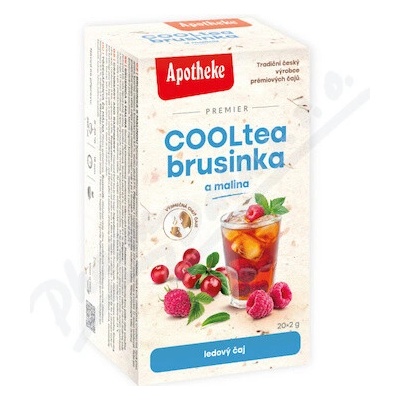 Apotheke Premier COOLtea brusinka čaj 20 x 2 g