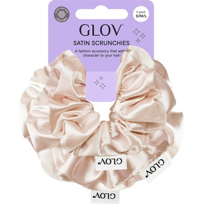 GLOV Scrunchies 3 Pack S/M/L - Champagne