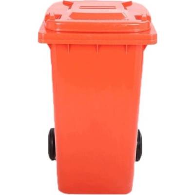 Max D120R plastový 120 l červený s kolieskami