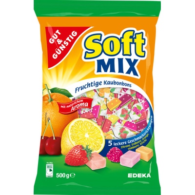 Gut & Günstig Soft mix ovocné karamely 500 g