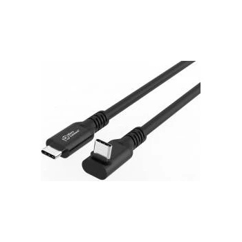 MicroConnect USB-C 3.2 Gen 2x2 Premium Angled Cable, 100W, 20Gbps, 0, 15m
