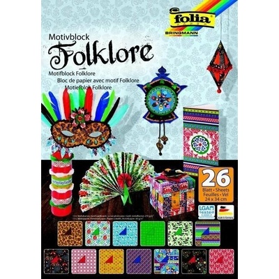 Folia Max Bringmann blok s motivem Folklór