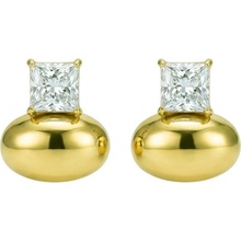 Marc Malone Pozlátené moderné náušnice Promise Earrings MCE260684G