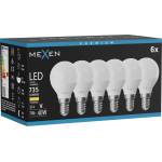 Mexen Nova 6x LED крушка E14, G45, 7W, Топла - 3000K, 735 lm - L101-E14-0730-01x06 (L101-E14-0730-01x06)