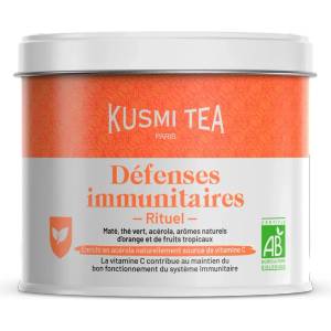 Kusmi Tea Био зелен чай IMMUNE DEFENSE RITUAL 100 g, tin, Kusmi Tea (KUSMI21153A1070)