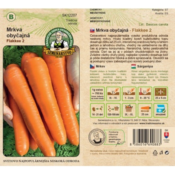Mrkva obyčajná - Flakkee 2 - 4g
