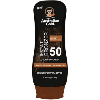 Australian Gold SPF 50 bronzer Sunscreen - Clear (White)