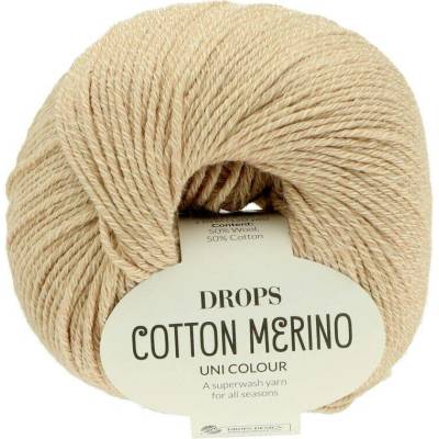 Drops Bavlna Merino 38 světlohnědá béžová