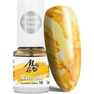 MollyLac ART Water Ink Akvarelová farba na zdobenie č. 10, 5ml