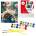 Ideyka Painting by numbers kit Bridge and flowers KHO3664 40x50 AP0026
